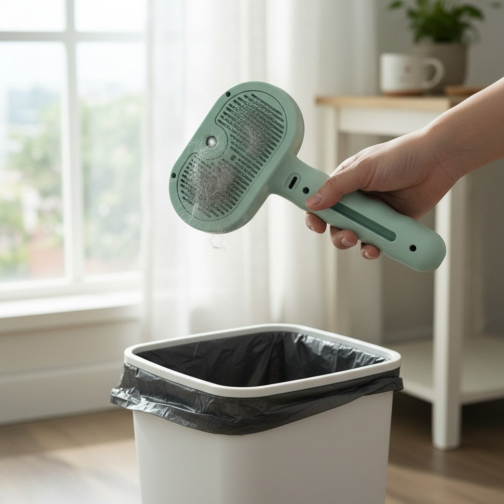 PureBrush™ – Brosse vapeur 3-en-1 pour chiens et chats