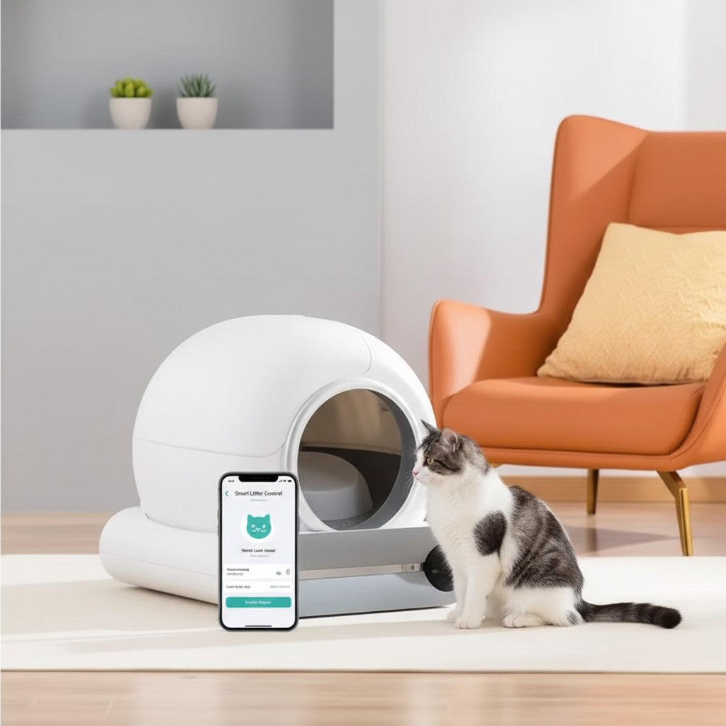 SmartClean™ – Litière automatique connectée pour chat